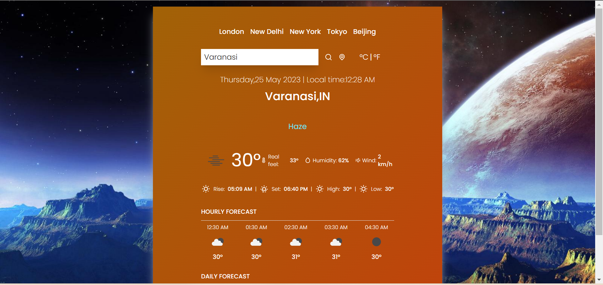 React-Weather-app